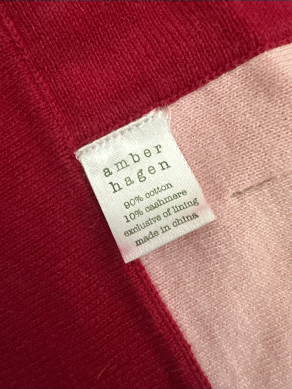 Amber Hagen 90/10 Cotton Cashmere Blend Heart and Arrow Knit Throw Blanket